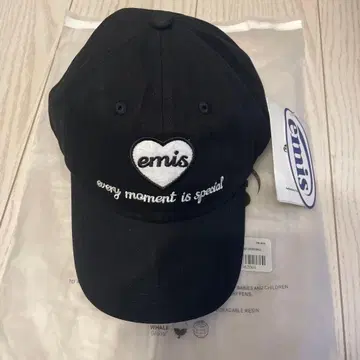 에미스 야구 모자 하트 로고 포함 새상품