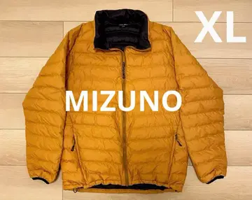 컨디션 최상 Mizuno 블레스서모 경량 다운 자켓 머스타드 XL