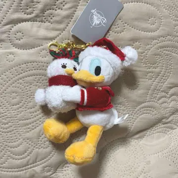 도날드 봉제 인형 키링 키체인 DISNEY CHRISTMAS