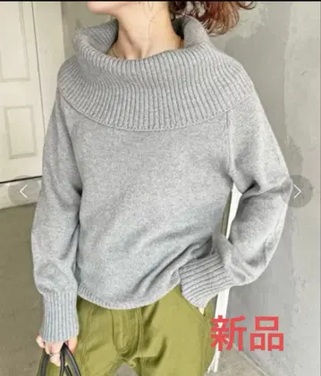 새상품 스픽 앤 스팬 오프숄더 니트 풀오버