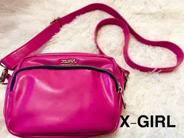 X-GIRL 핑크 숄더백