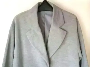 [미사용] 택 포함 롱 체스터 코트 연한 그레이 루즈핏 M