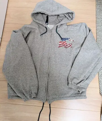 [ 귀 페이드 ] 스타터 STARTER 지퍼 후드티 짧은 기장 속기모