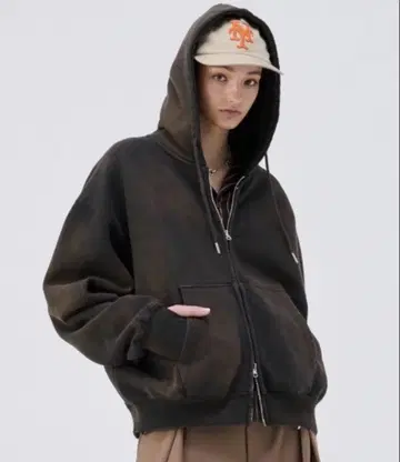 Soerte 헤비 웨이트 더블 지퍼 후디