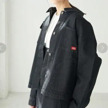 Dickies 블랙 데님 자켓 M