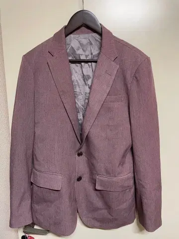 핑크 브라운 테일러드 자켓 슬랙스 셋업