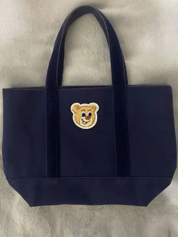 [ 완판템 ] 페이저 올드 테디 와펜 토트백 네이비 소