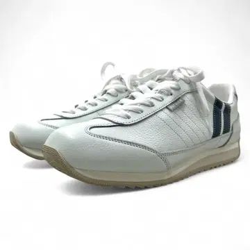 [ 새상품급 ] 패트릭 마라톤 가죽 스니커즈 25cm 화이트 솔트