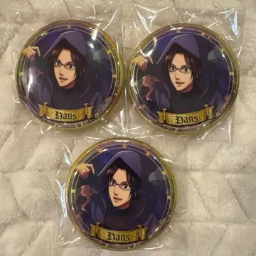 진격의 거인 한지 라메키라 캔뱃지 3개 세트 마법사