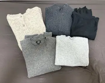 유니클로 coca 니트 묶음 판매 5점