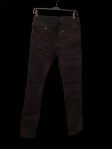 시버라이즈 Forbid 스트레치 밑단 ZIP 컬러 팬츠 사이즈 46