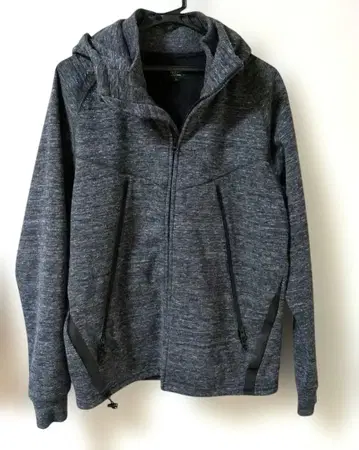 BEAMS 풀 집업 후드 부착 후드티