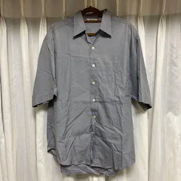 AURALEE 반팔 셔츠 A20SS08TN 다크 블루 그레이 사이즈 3