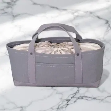 root 캔버스 가로 긴 토트백 미사용 새상품