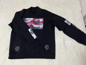 SKY-HI LOVE/HATE PSYCHO MOCK NECK SWEAT