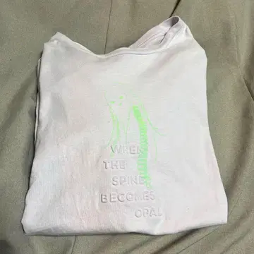 요네즈켄시 척추가 오팔이 될 무렵 척추 씨 긴팔 T셔츠 M 사이즈
