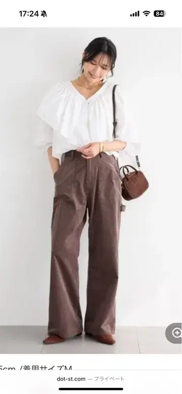 밴야드 스톰 이번 시즌 코듀로이 페인터 팬츠