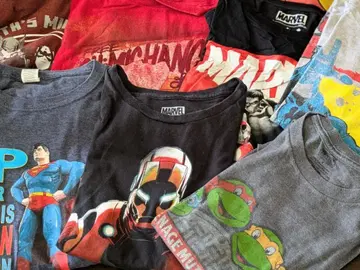 해외 구제 의류 T셔츠 아메리칸 코믹스 마블 모음