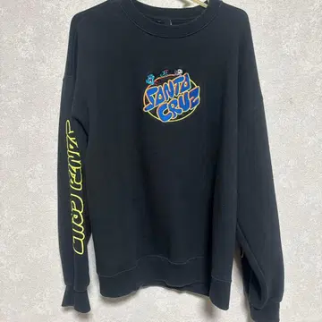 산타 크루즈 블랙 맨투맨