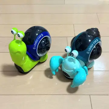 소리와 빛의 달팽이 완구 2세트