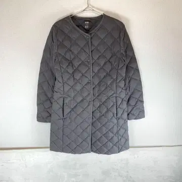 UNIQLO 라이트 다운 그레이 s 퀼팅 롱