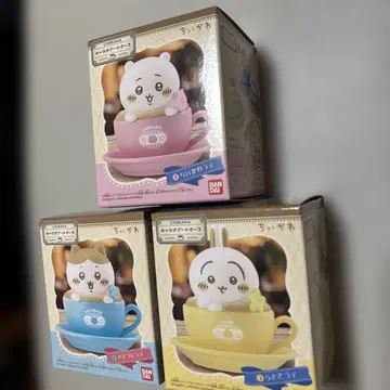 치이카와 피규어 세트 캐릭터 아트 하치와레 토끼