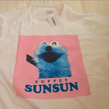 퍼펫 순순 반팔 T셔츠 니코니코 화이트