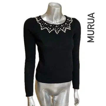 MURUA 펄 비쥬 클래식 긴팔 니트 가을/겨울