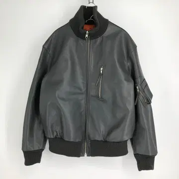 MORGAN MEMPHIS BELLE 가죽 자켓 XL 그레이 소가죽