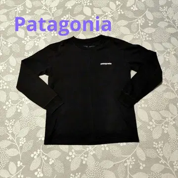patagonia 롱 T 블랙