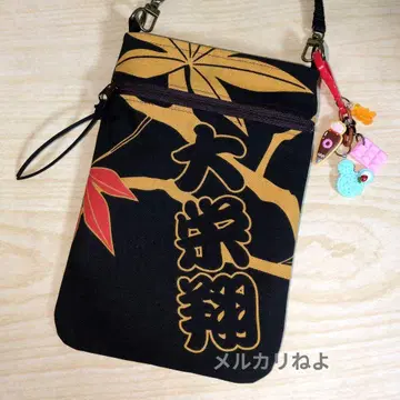 스모 다이에이쇼 오이테카제베야 유카타 옷감 스마트폰 파우치