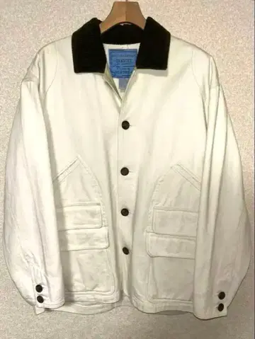 니코아타 데님 커버올 화이트