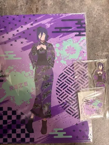 체인소 맨 OMATSURI 팝업 파일 아크릴 스탠드 레제