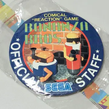 SEGA 보난자 브라더스 캔뱃지 BONANZA BROS. 세가