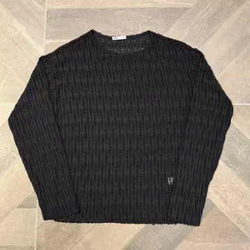 ZARA/자라/텍스처 오픈 니트 스웨터/시어 니트/크로셰