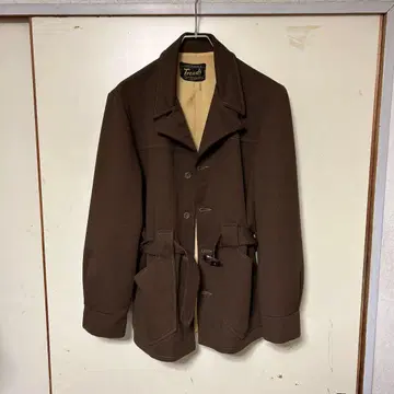 vintage 자켓 레트로 브라운