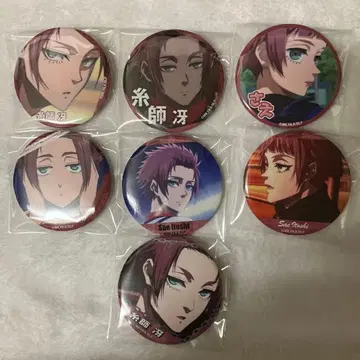 블루 록 이토시 사에만 트레이딩 캔뱃지 7개 세트 전 7종 컴플리트