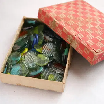 박스 포함 구슬 90개 이상 쇼와 30년대 데드스탁 레트로 /SN