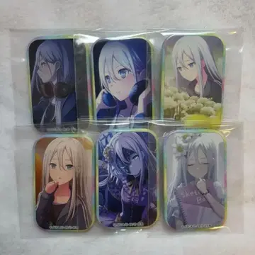 프로세카 요이사키 카나데 스퀘어 캔뱃지 6개 묶음 판매