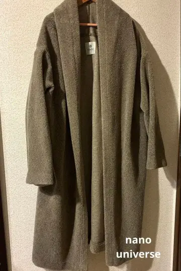 nano universe 그레이지 가운 코트