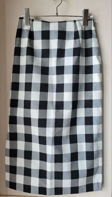 IENA 체크 무늬 타이트 스커트 34 사이즈
