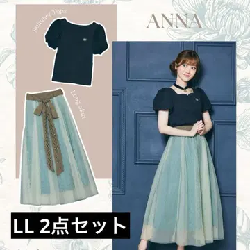 시마무라 치하루 아나 상의 스커트 사이즈 LL 2점 세트