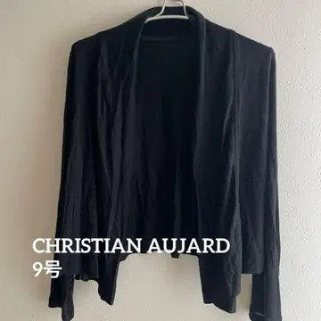 CHRISTIAN AUJARD 블랙 가디건 볼레로 긴팔 9호