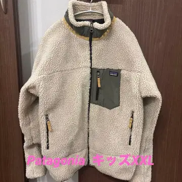 patagonia 플리스 자켓 XXL 크림/올리브