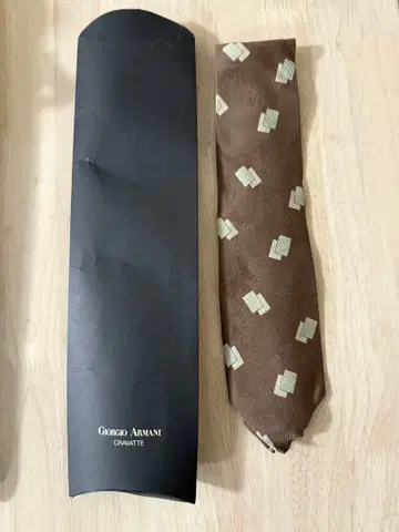 조르지오 아르마니 Giorgio Armani 기하학 패턴 넥타이