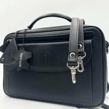 새상품급 나카자와 가방 2way 숄더백 가죽 로고 안감 올 패턴 핸드백