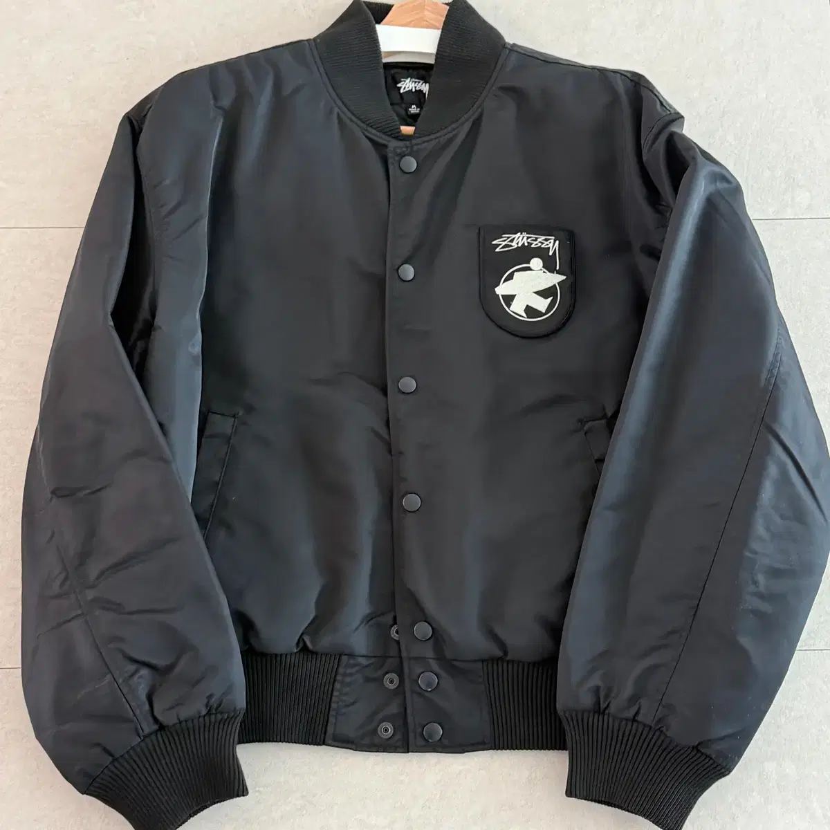 STUSSY | 스투시 (M) Stussy Surfman Stadium Jacket #스투시,#스투시