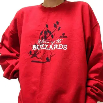 저지스 클리브랜드 메트로파크 새 빨간색 맨투맨 L 구제 의류