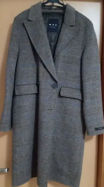 mun 체스터 코트 브라운 블루