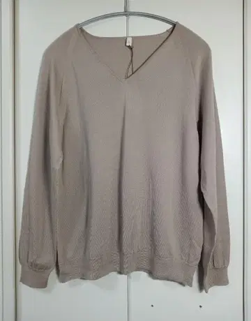 새상품 이토이 캐시미어 블렌드 스웨터 size2/라이트 레드 베이지